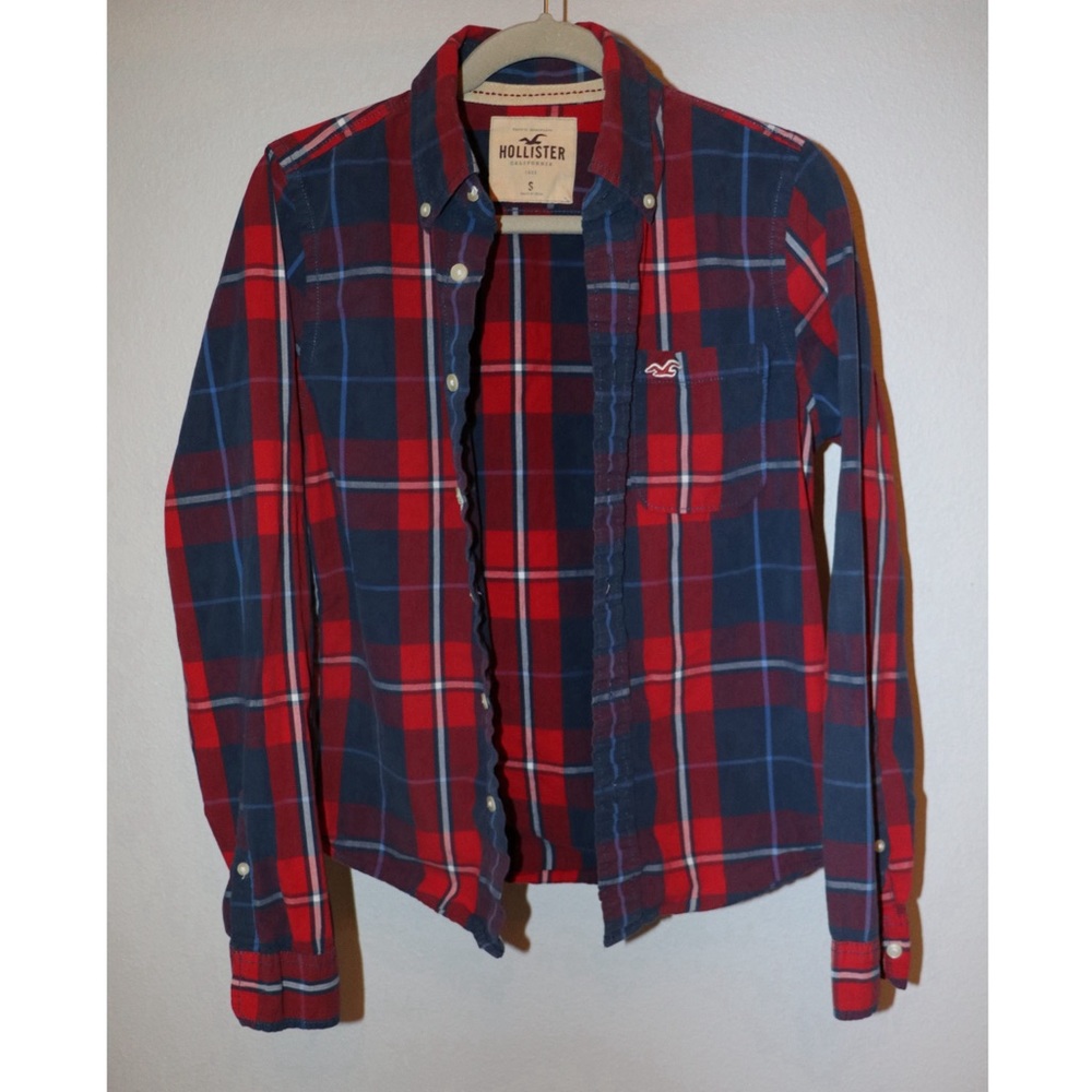 Hollister Plaid Button Shirt